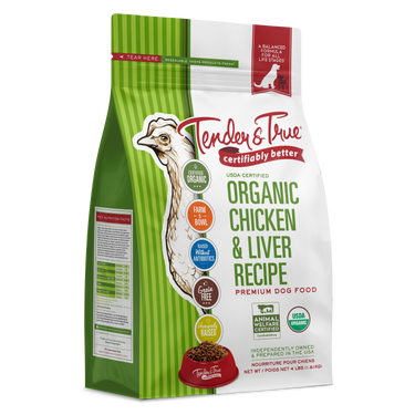 Organic Chicken & Liver Recipe Dry Dog Food