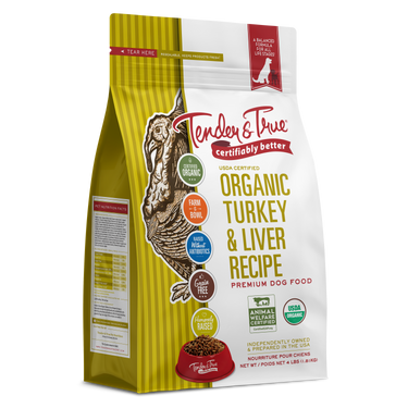 Organic Turkey & Liver Recipe Dry Dog Food