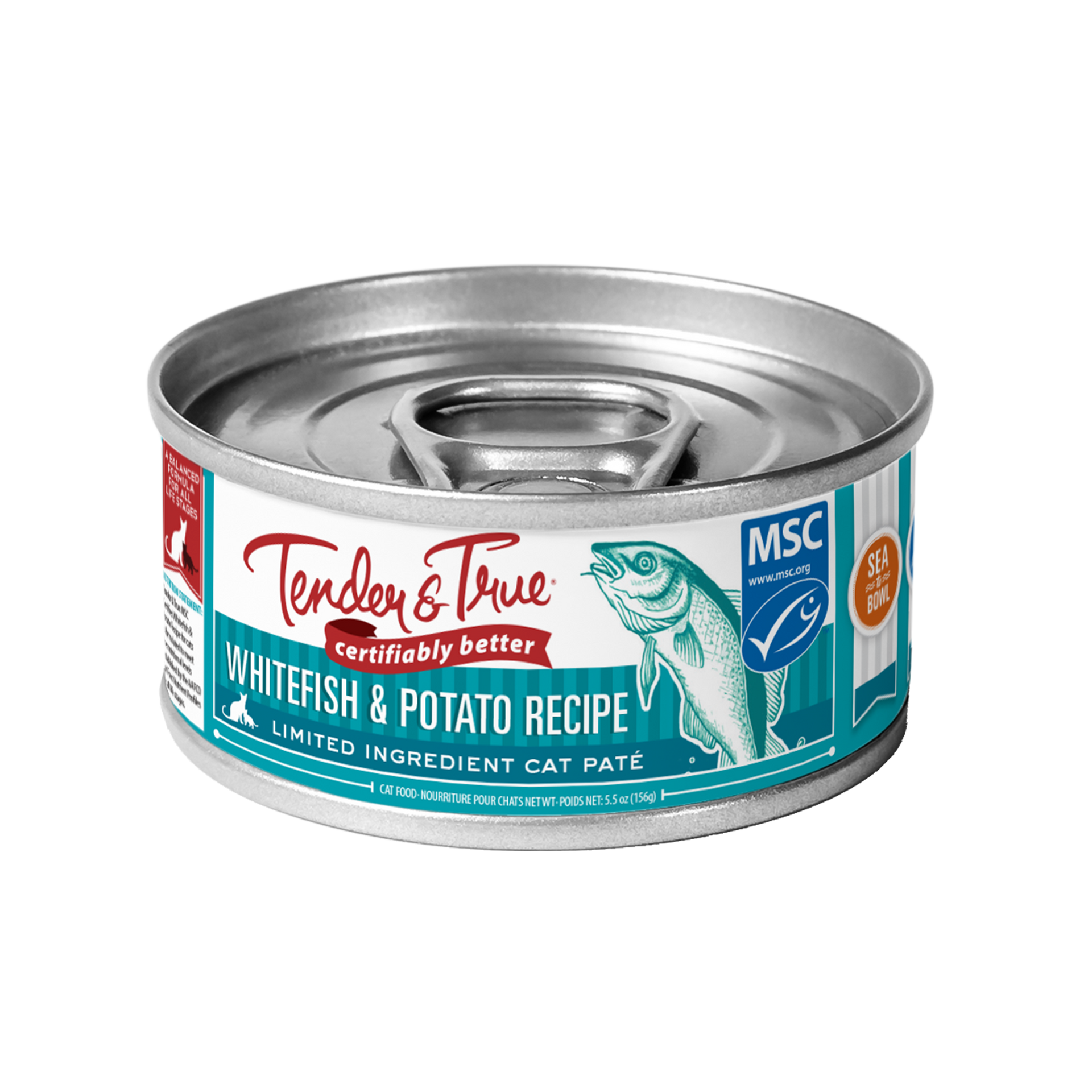 Ocean Whitefish Potato Recipe Cat Food 24 Pk