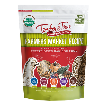 Organic Farmers Market Recipe Freeze Dry Raw Dog Food