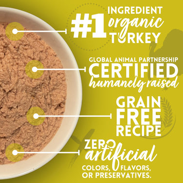 Organic Turkey & Liver Recipe Dog Food