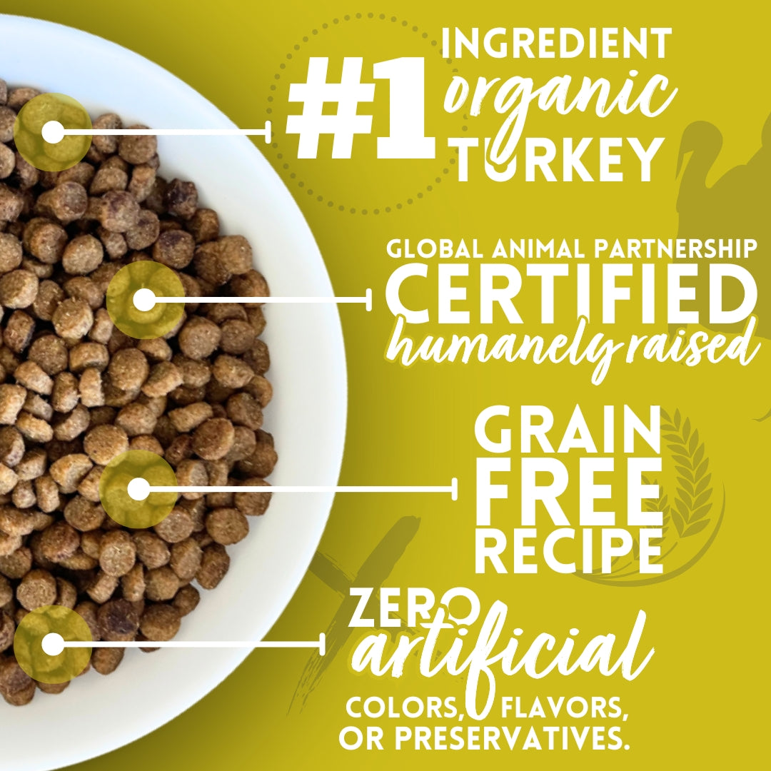Tender True Organic Turkey Liver Recipe Dry Cat Food 3 lb
