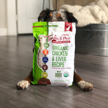 Organic Chicken &amp; Liver Recipe Dry Dog Food – Tender &amp; True Pet