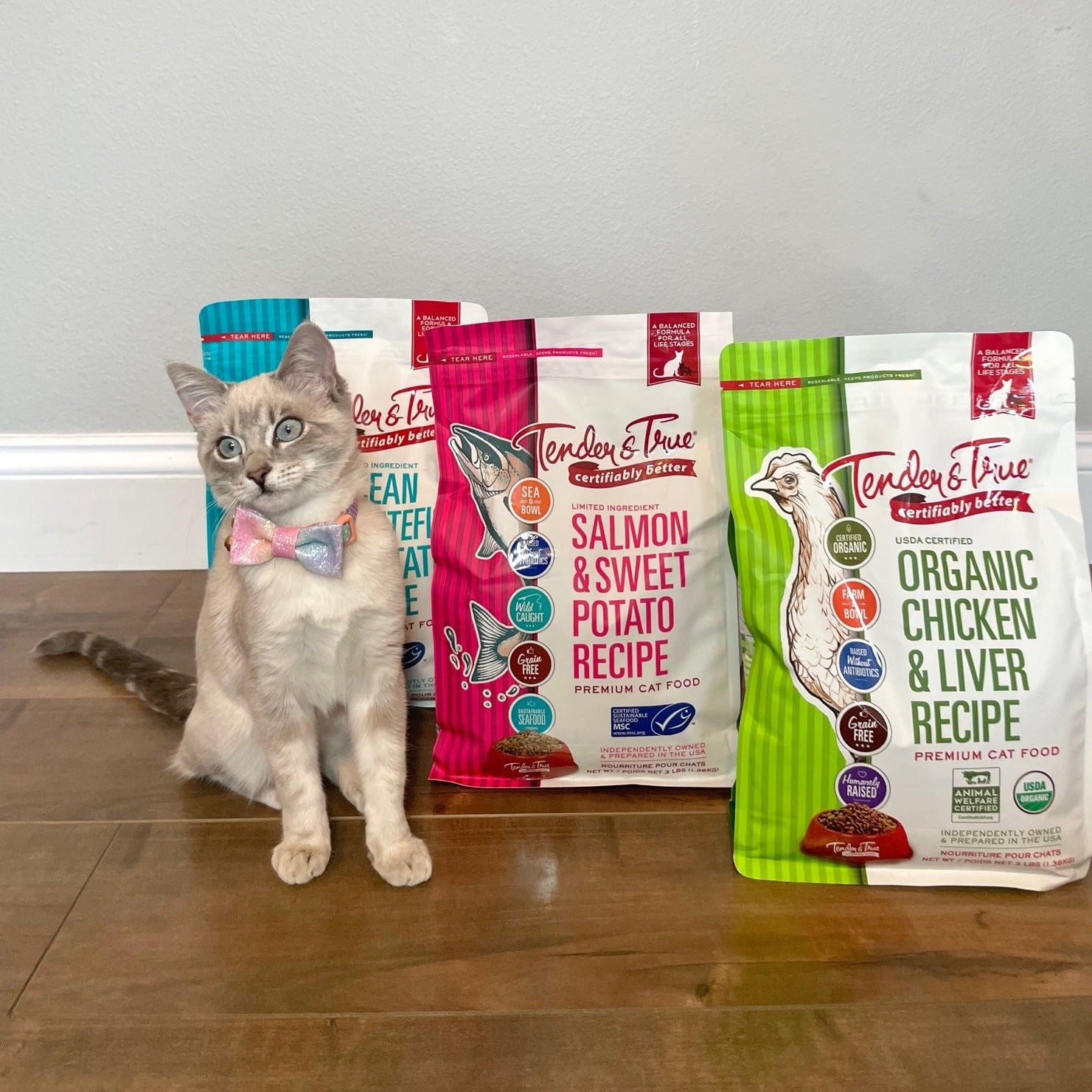 Organic Chicken & Liver Recipe Dry Cat Food – Tender & True Pet